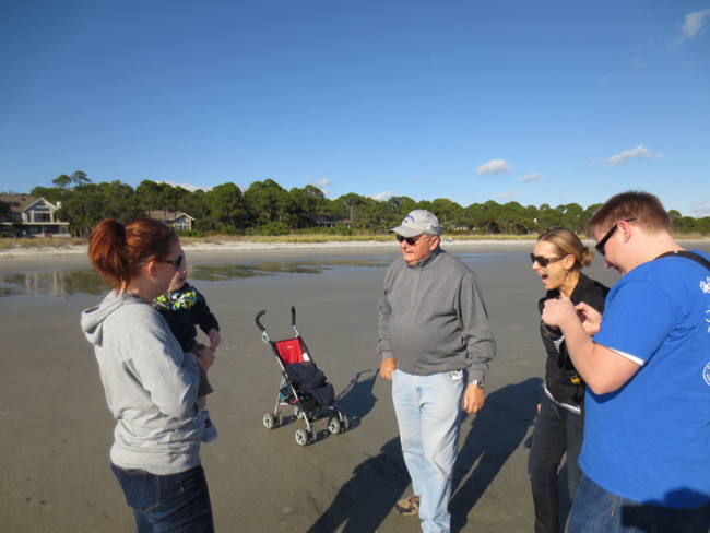 amy b, brett, dad, mom