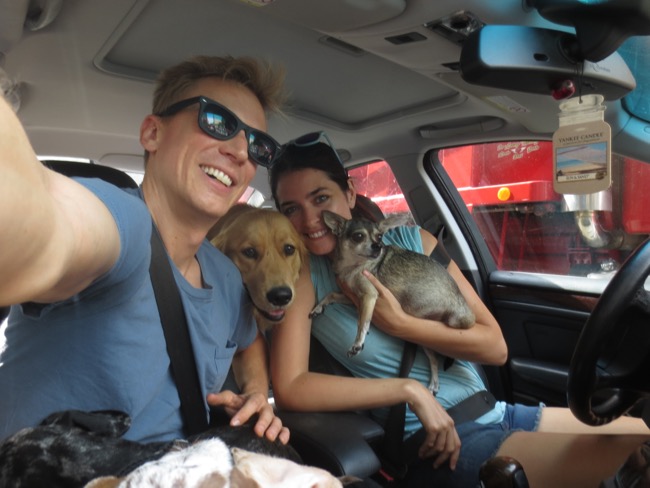 ellen, me, piper, the dude