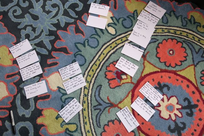 index cards