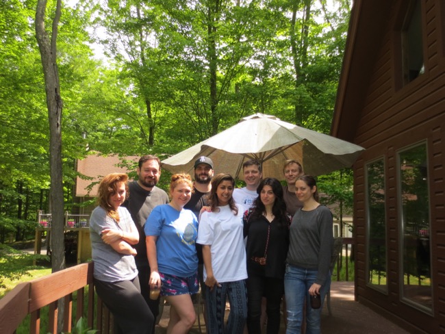 jared, jeet, jenny penny, josh adcock, me, meredith, peter g, quinn, sarah