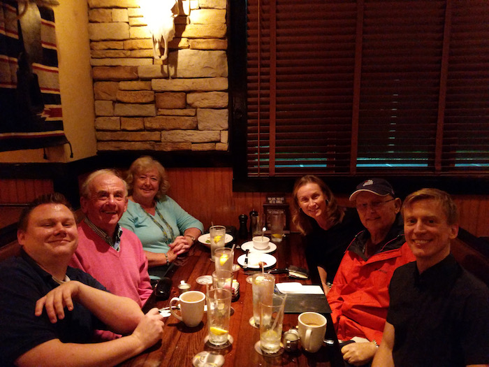 bonnie, brett, dad, me, mom, roger