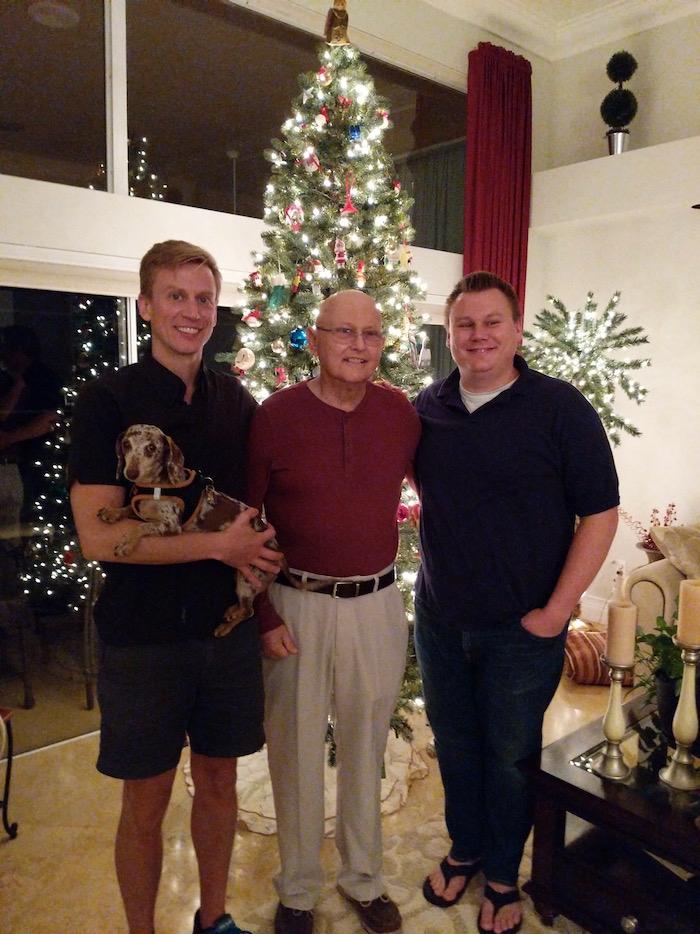 brett, dad, maddy, me